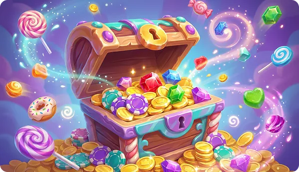 Păcănele treasure chest with casino bonuses